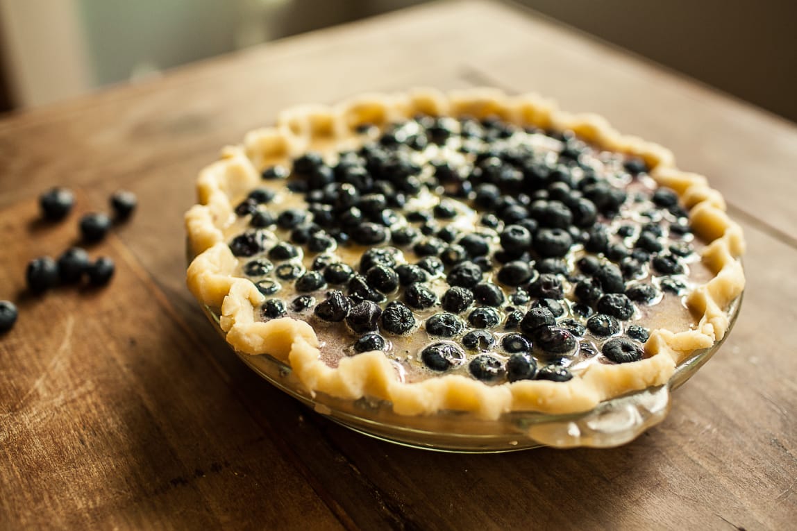 Granola Girl bakes || Blueberry Custard Pie-04