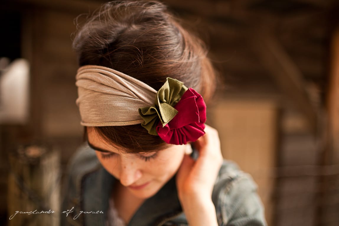 Raspberry Rosette Garlands of Grace1