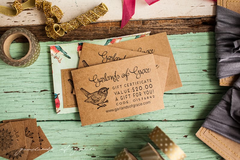 Garlands of Grace Gift certificate -1