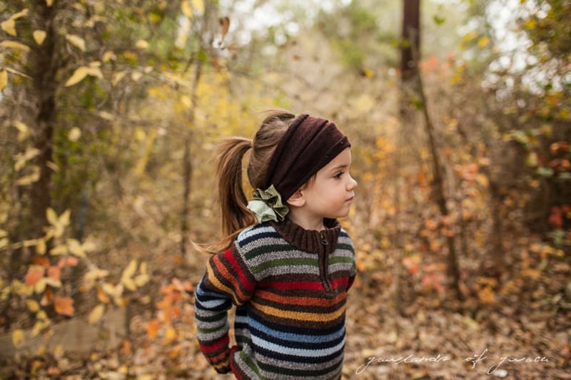 Garlands of Grace Girls sweaterknit headwrap