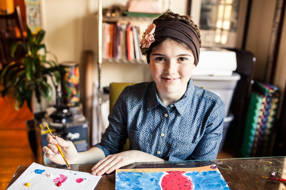 Garlands of Grace chocolate rosette headwrap-6