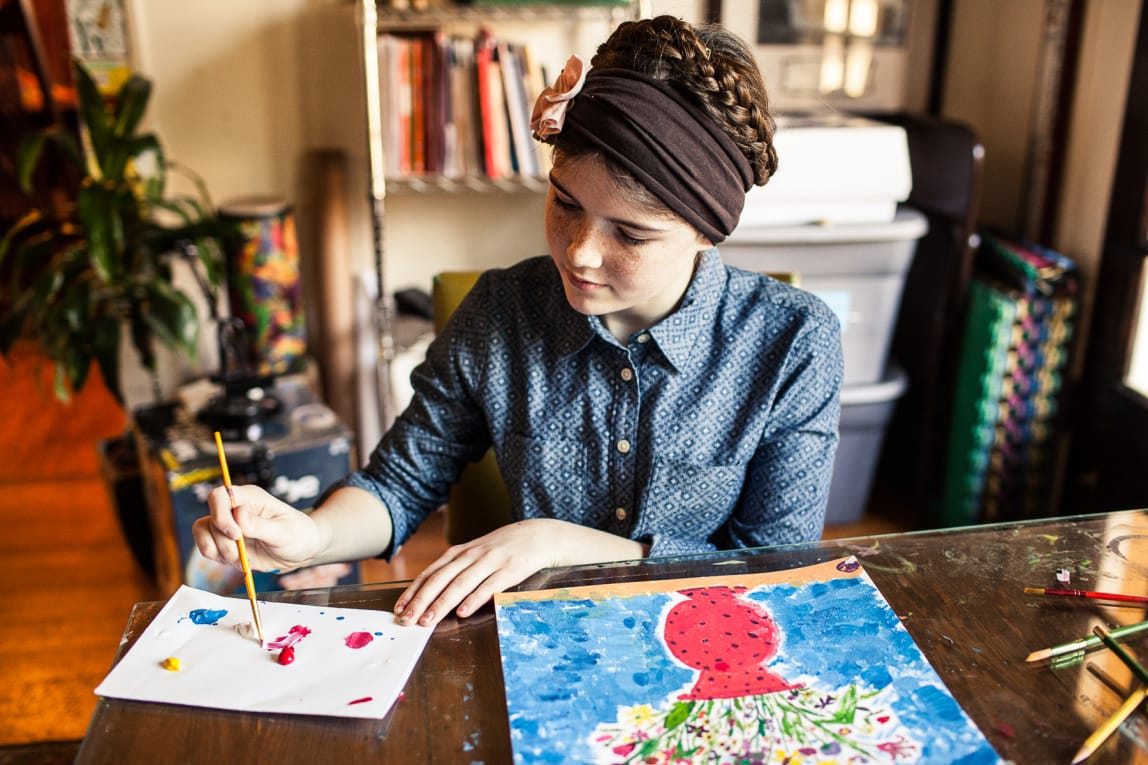 Garlands of Grace chocolate rosette headwrap-5