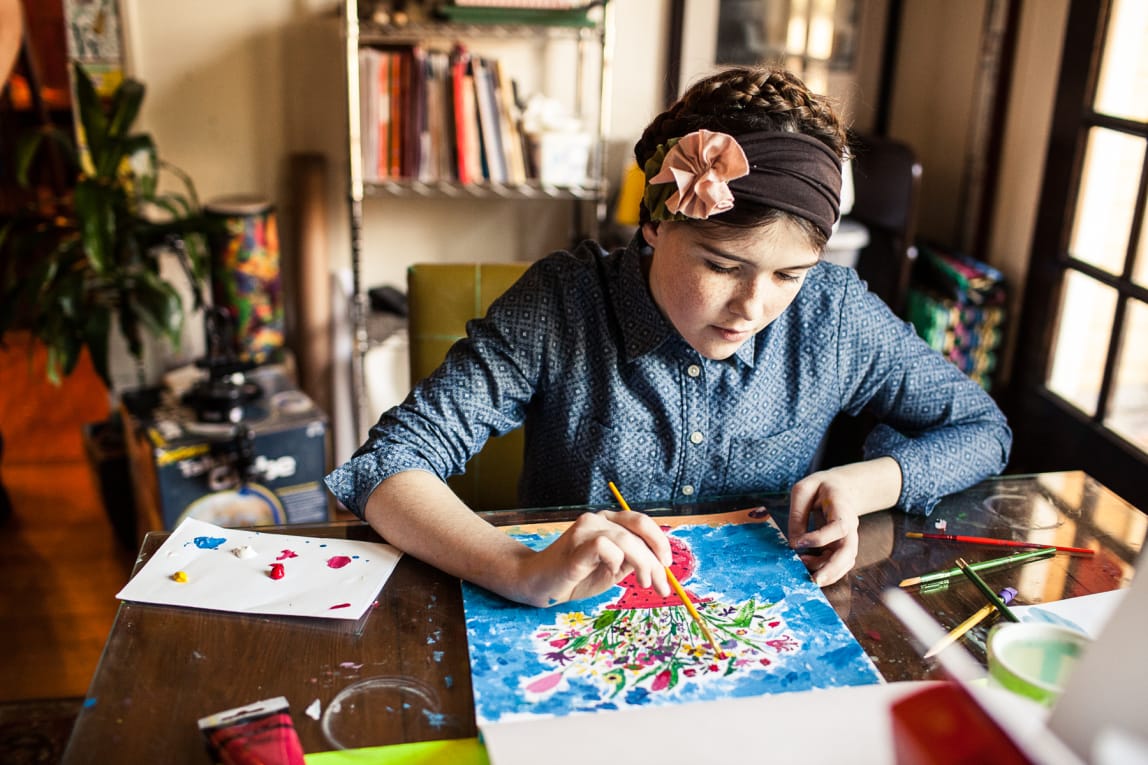 Garlands of Grace chocolate rosette headwrap-3