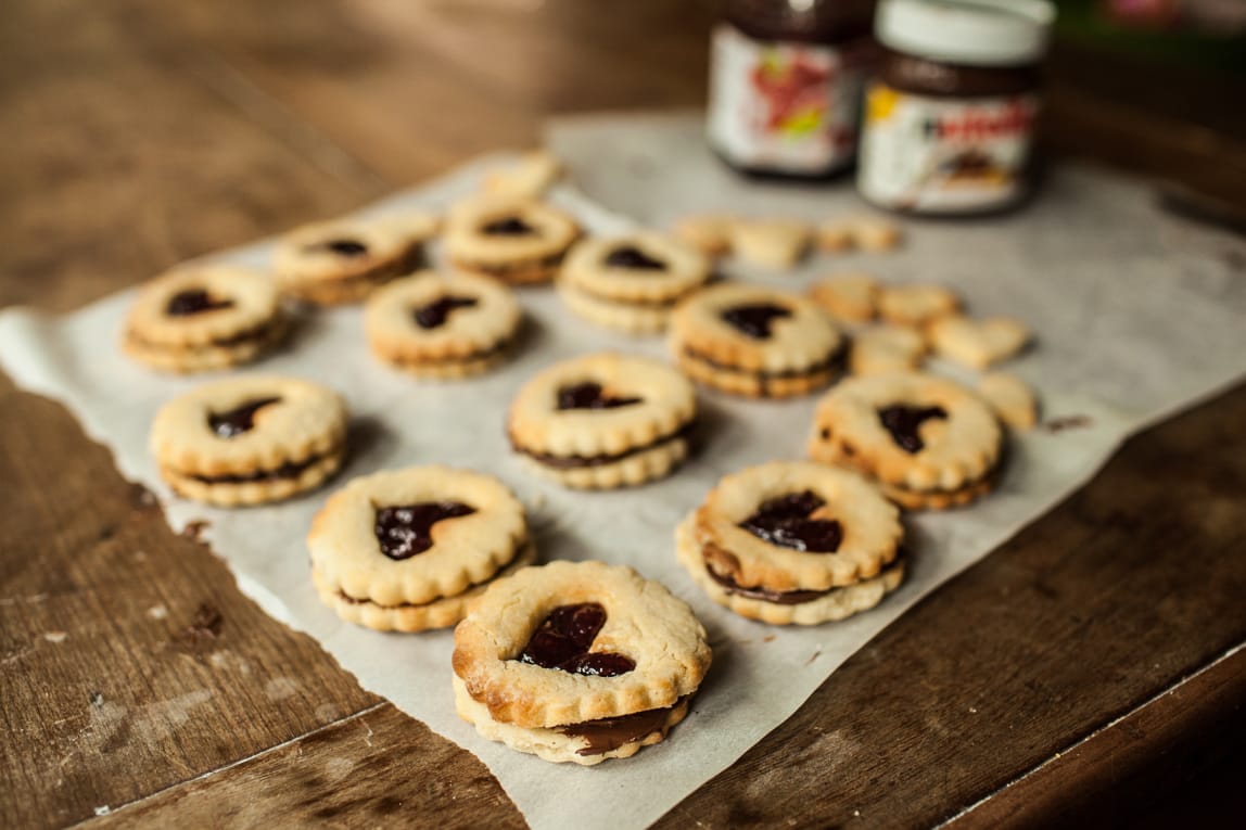 Raspberry Nutella Cookies Garlands of Grace-15