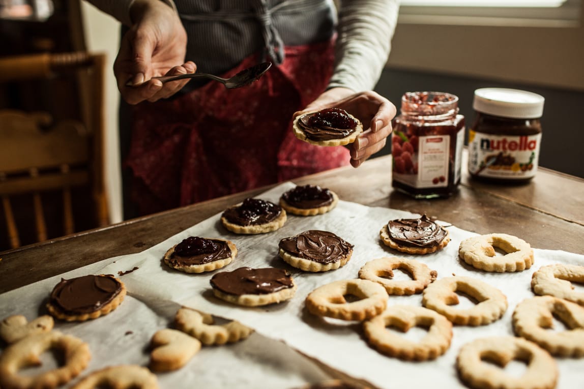 Raspberry Nutella Cookies Garlands of Grace-13