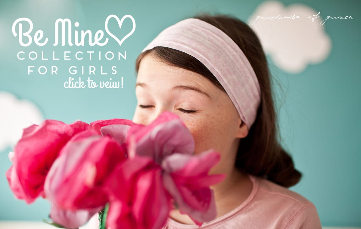 Garlands of Grace Valentines headcoverings