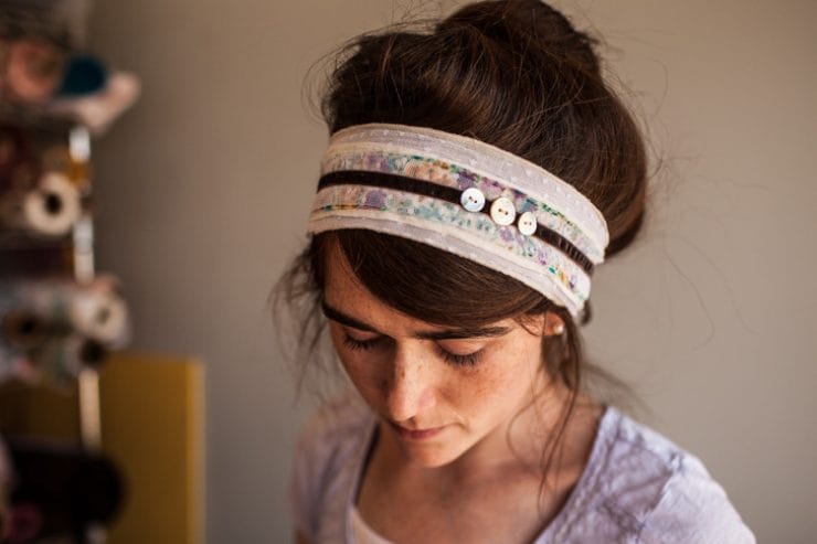 Garlands of Grace headcoverings Lavender collection (15 of 38)