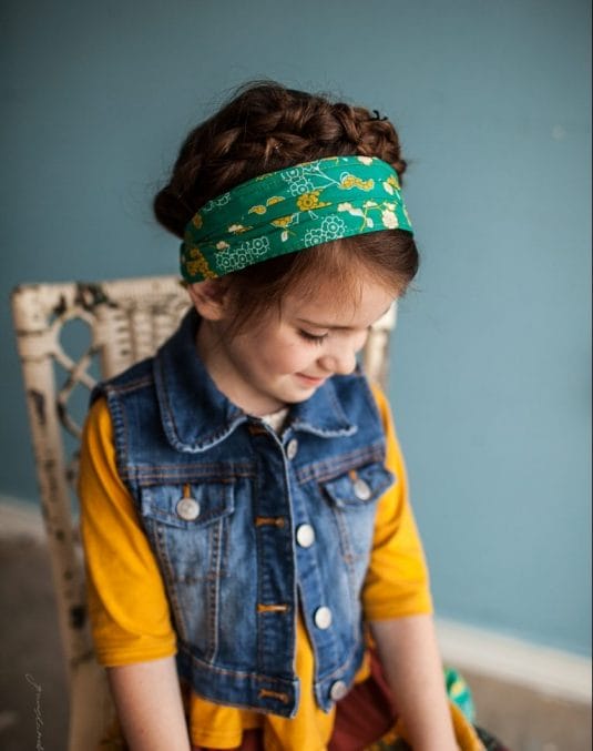 Cecily's Aqua Bliss Flora Covering for Girls