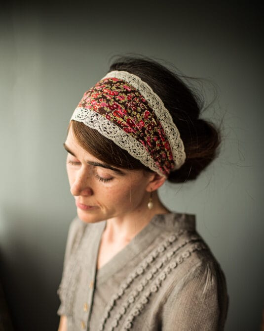 Katherine's Liberty Floral Rustic Lace Headwrap