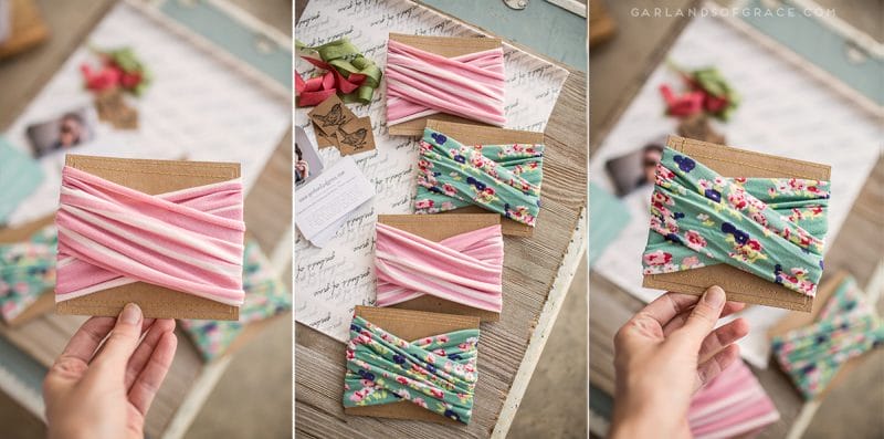 garlands of grace stretch floral headband headcovering