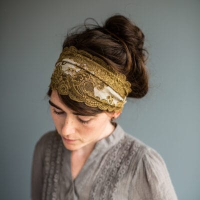 LIMITED Katherine’s Rustic Olive Lace Covering