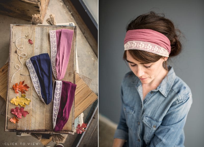 Lace trimmed Headcoverings