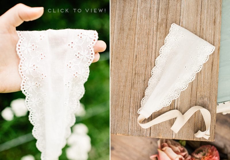 Garlands of Grace eyelet headcovering