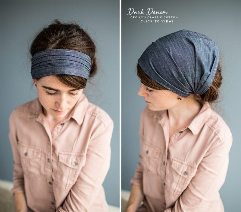 denim cotton headcoverings