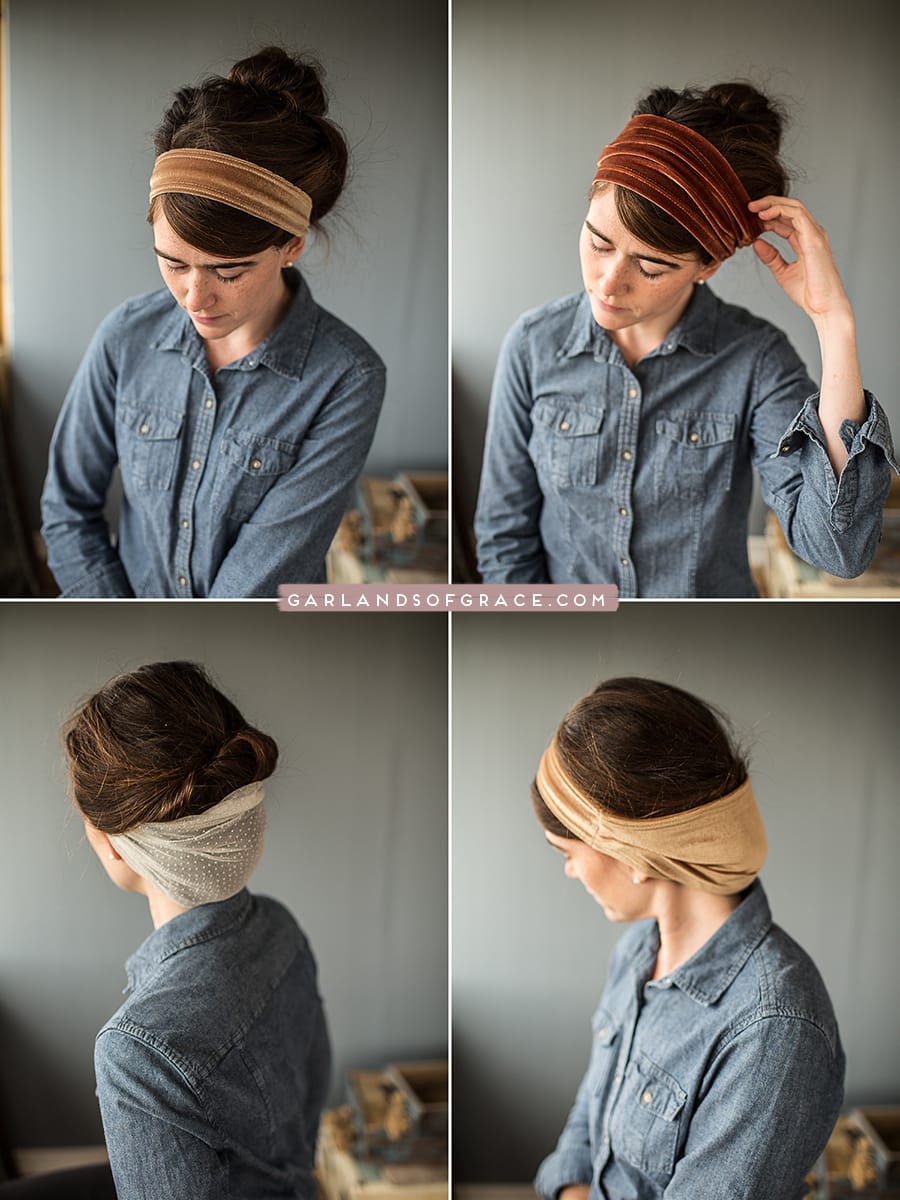 No slip headcoverings volumizers by garlands of grace