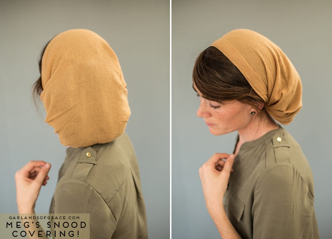 Full Coverage Snood Headcovering style