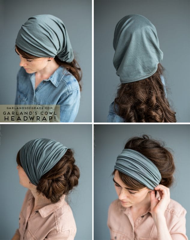 Long Tichel Convertible  Headcovering Chemo Scarf style
