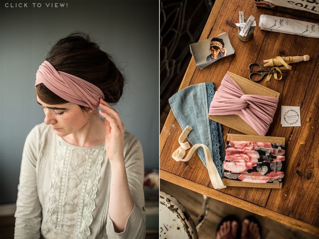 rose twist headcovering