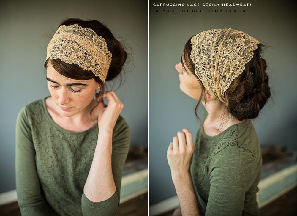 Womans Lace prayer veil