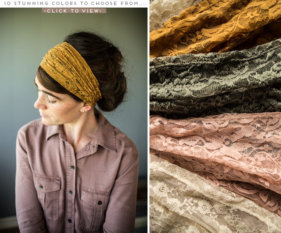 lace christian headcoverings and headbands