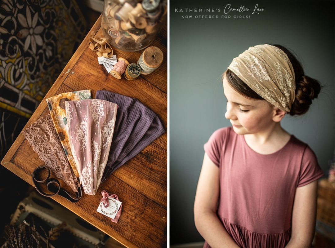 Specialty lace 1 CORINTHIANS 11 girls Headcovering for sale