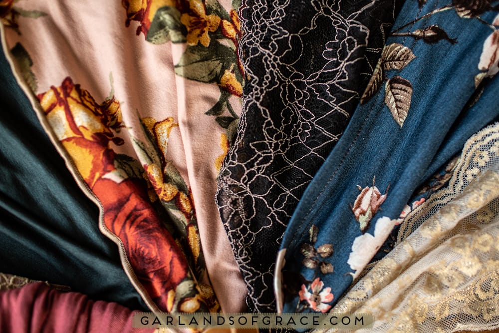 floral christian headcoverings