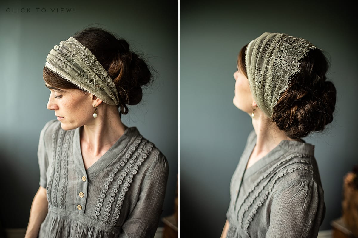 lace prayer veil headcoverings bridal veils