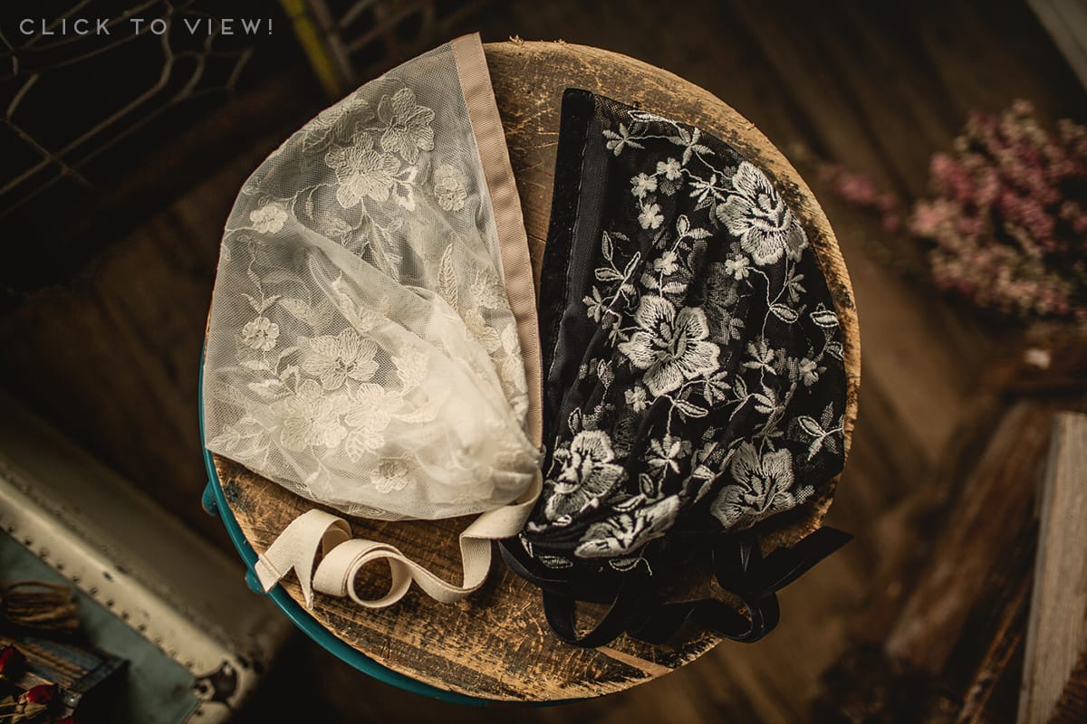 Lace snood Christian headcoverings 1 corinthians 11
