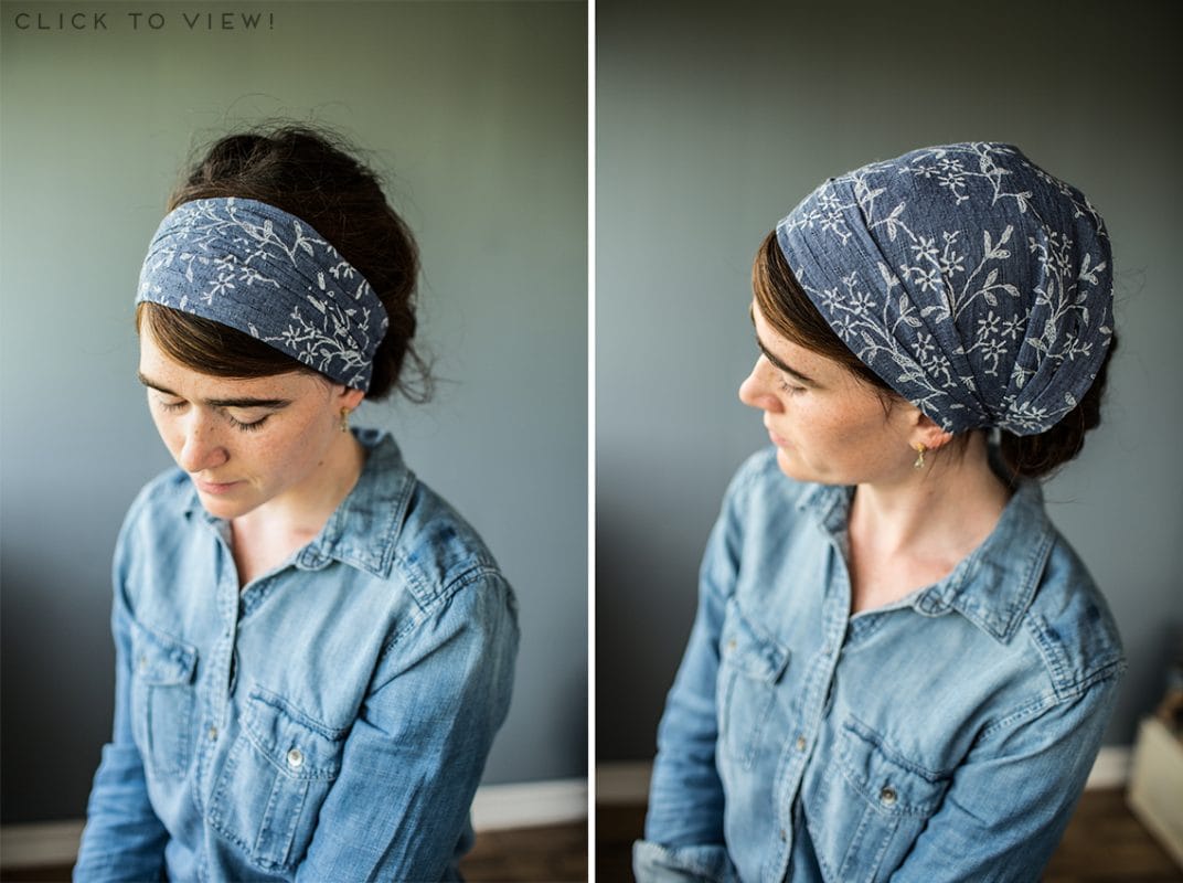 chambray floral christian 1 Corinthians 11 headcovering chemo scarves