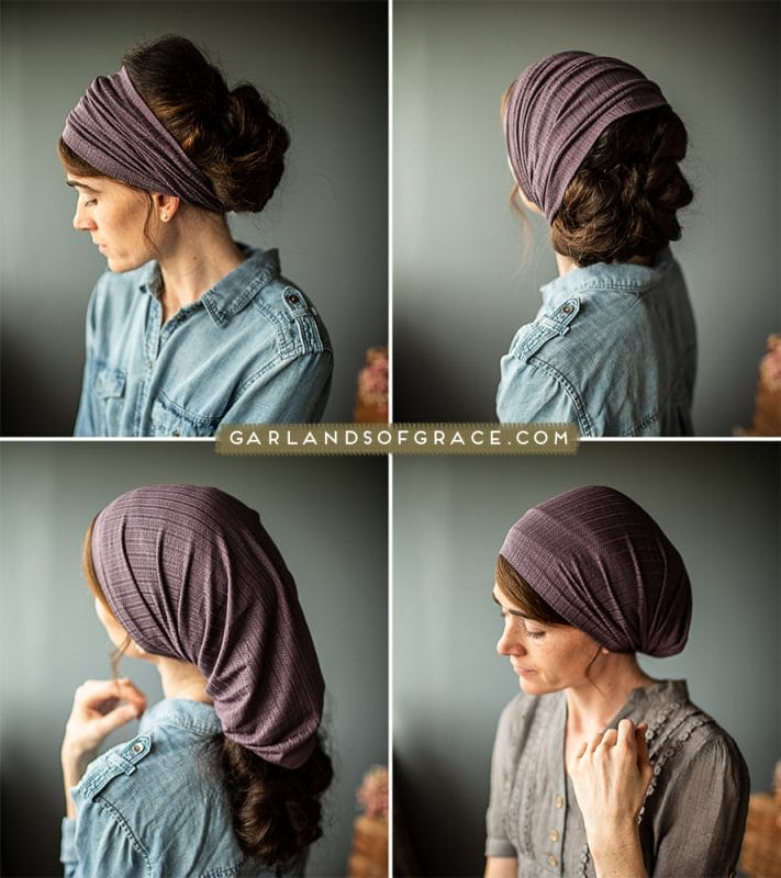 Long convertible christian 1 corinthians 11 headcovering