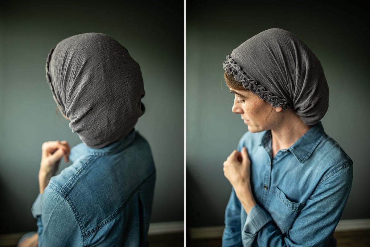 full coverage 1 Corinthians 11 tichel snood headcoverings chemo scarves