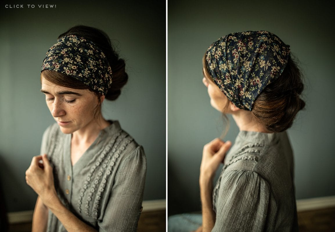 Floral chiffon headcoverings for sale