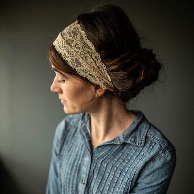 Katherine’s Coffee Shop Stretch Lace Headband