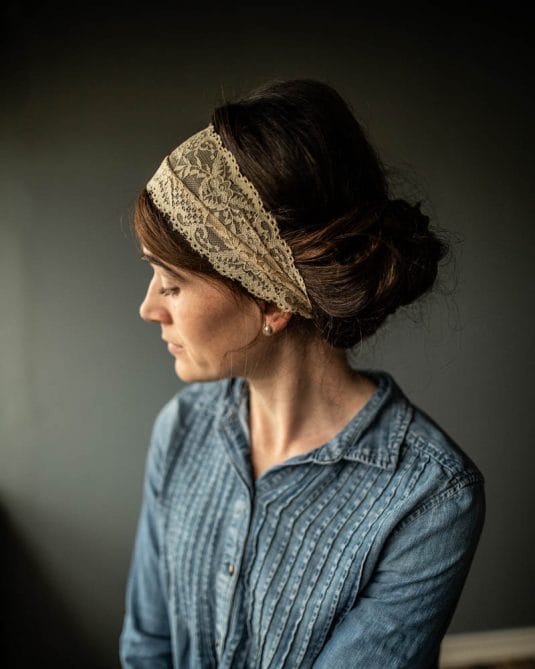 Katherine’s Coffee Shop Stretch Lace Headband