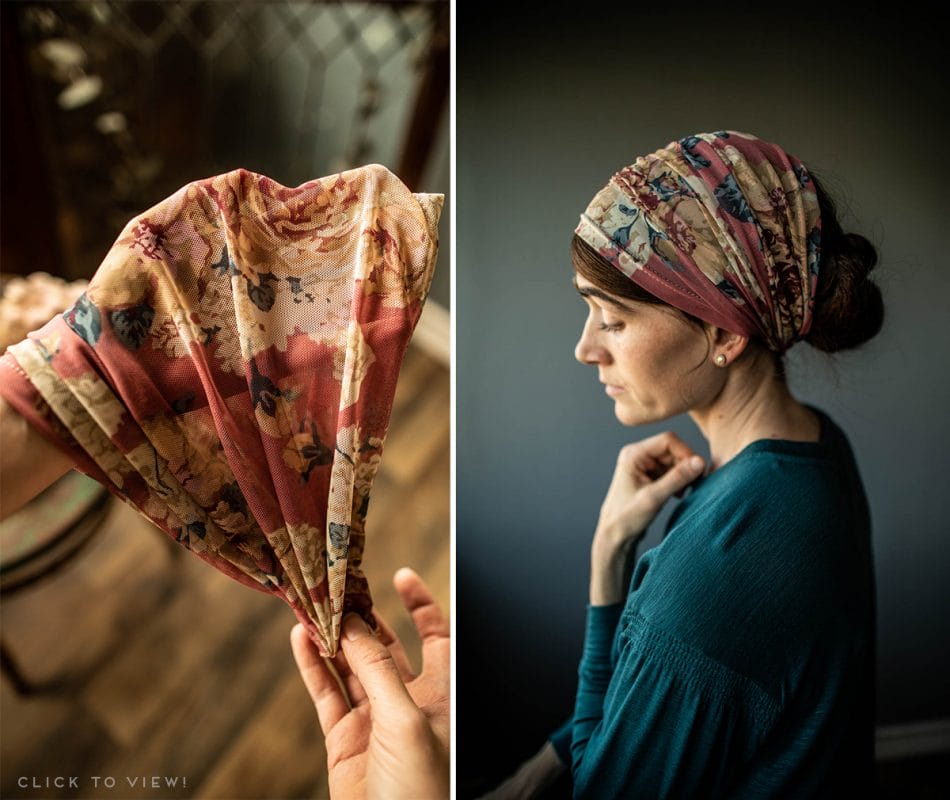 floral breathable headcoverings for sale