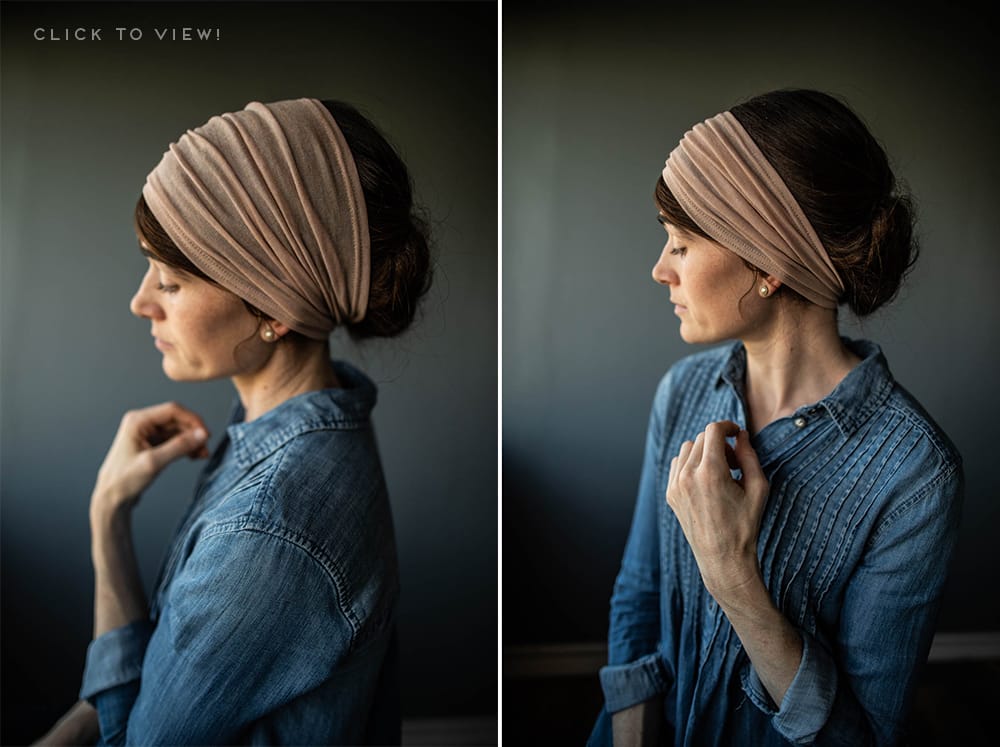 soft stretch solid christian headcoverings for sale