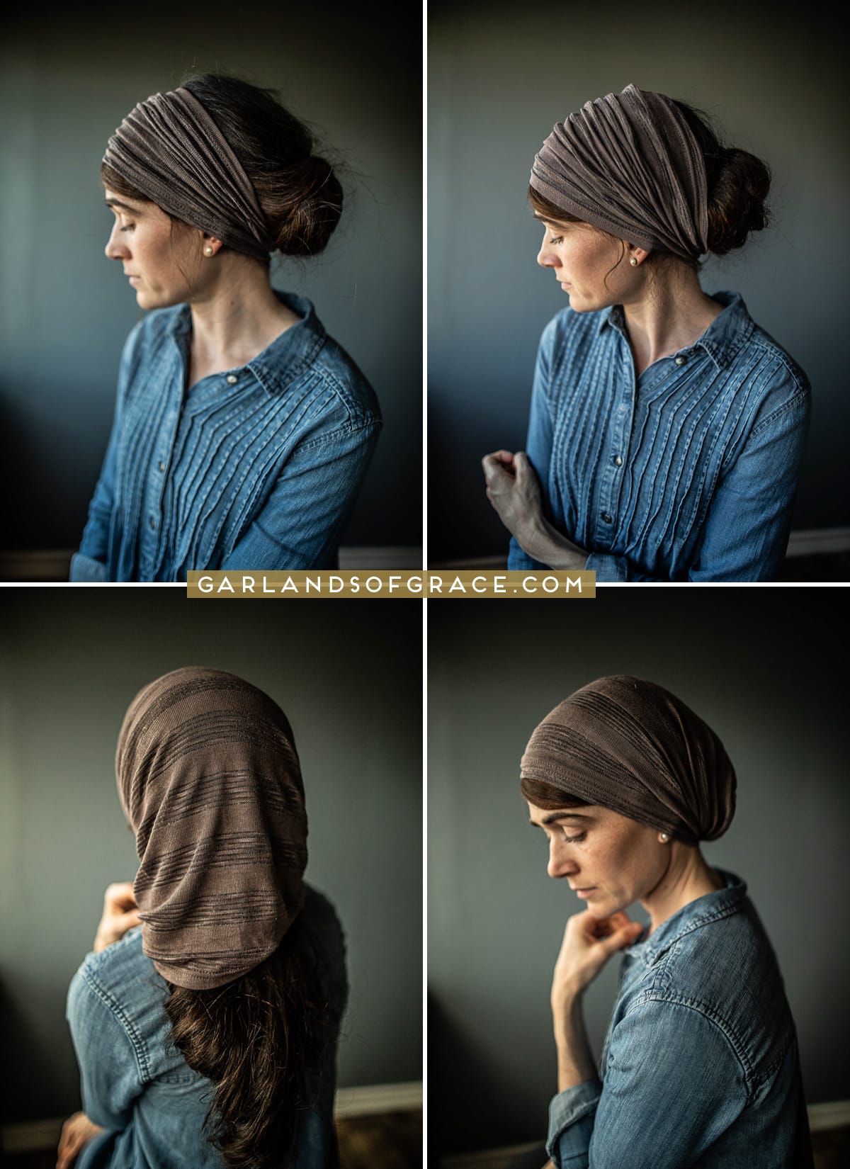Long convertible cowl headcovering headcoverings and chemo wrap