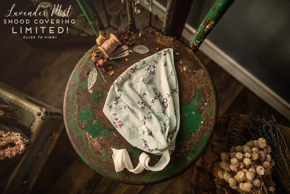 Lace Snood headcoverings for sale