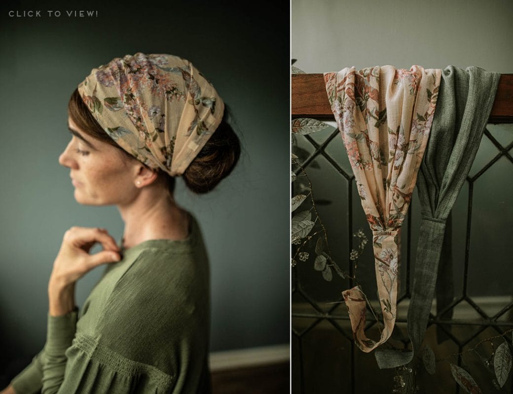 cotton Christian headcoverings and chemo scarves