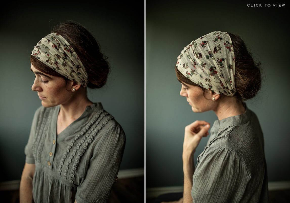 floral chiffon headcoverings