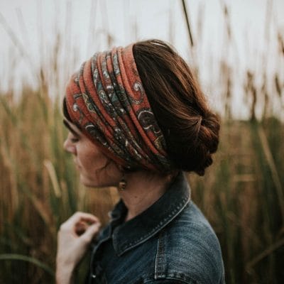 Appalachian Paisley Cowl Headcovering