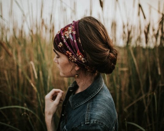 Katherine’s Lavender Frost Velvet Headband