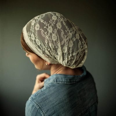 Meg's Lace Snood Covering