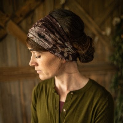 Katherine’s Appalachian Plum Floral Headwrap