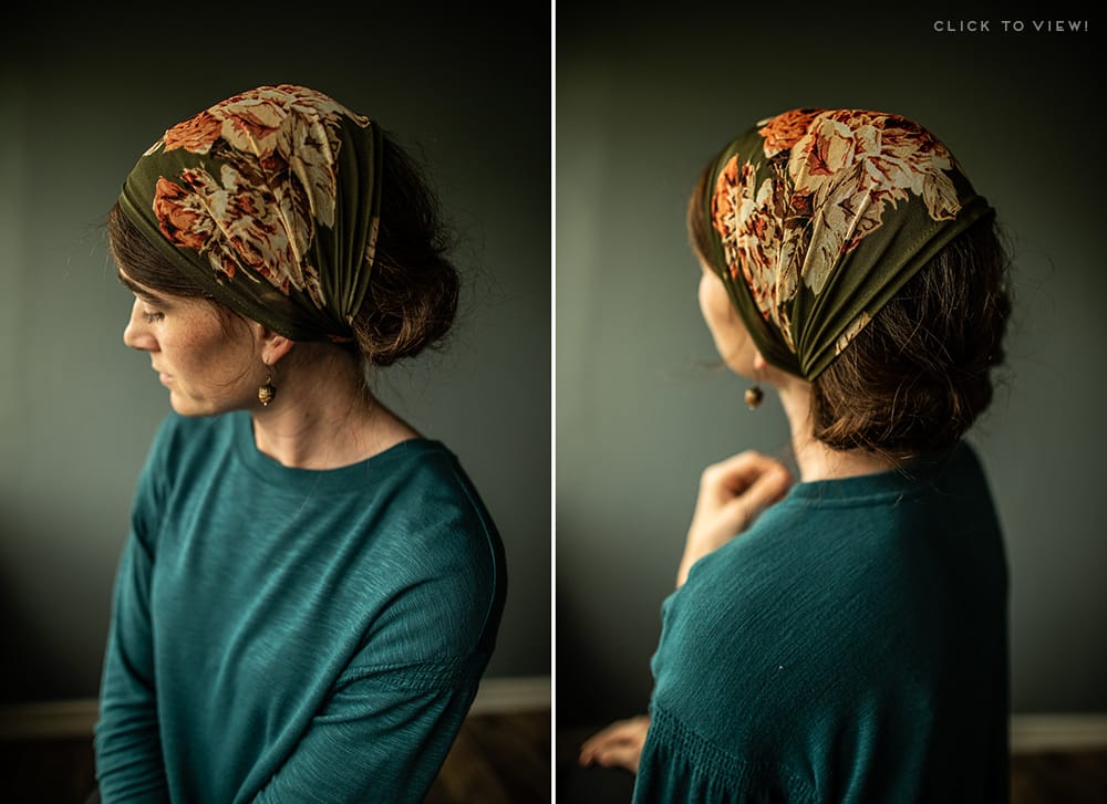 Floral Headbands, Headcoverings, Headwraps for sale