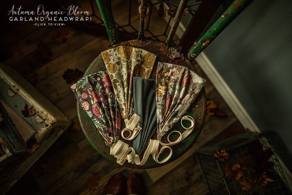 Organic floral Head coverings for sale