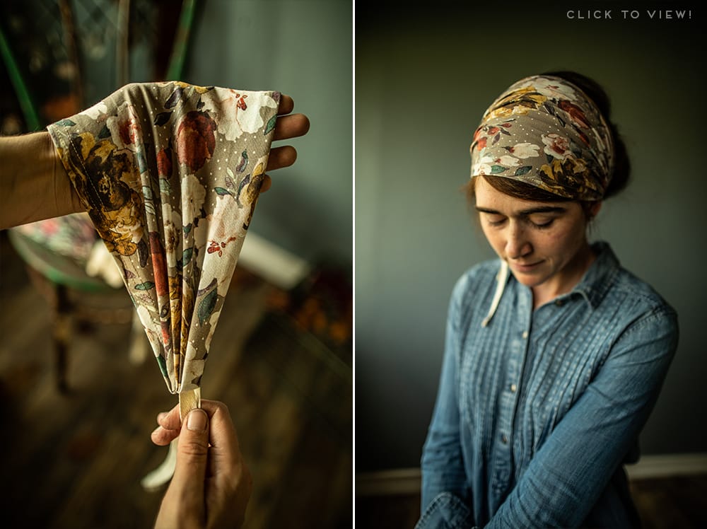 Soft Stretch Organic headbands and headcovering