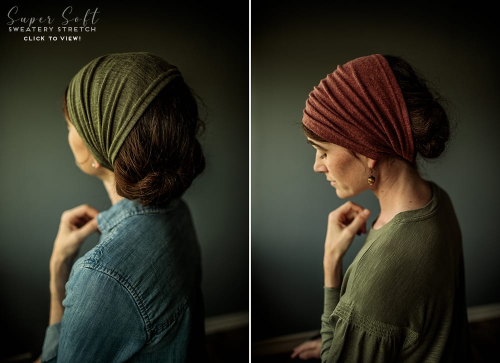 Cotton tie on christian headcoverings, chemo scarves, alopecia and hair loss