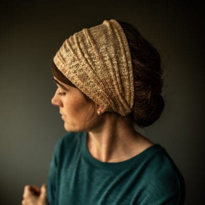 Cecily’s Vanilla Rose Sweaterknit Tie On Covering