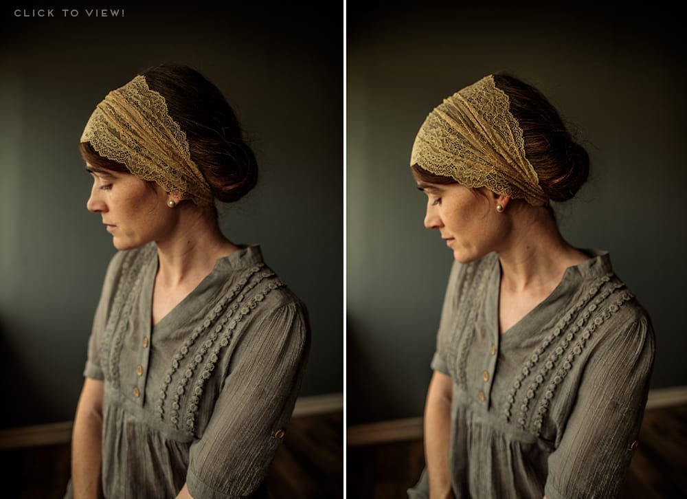 Victorian Lace Prayer Veil headcoverings